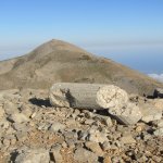 Lo Psiloritis visto dal vicino Monte Agathias 